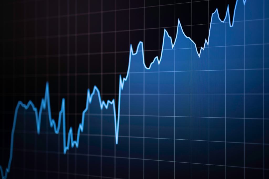 stock chart indicating net unrealized appreciation